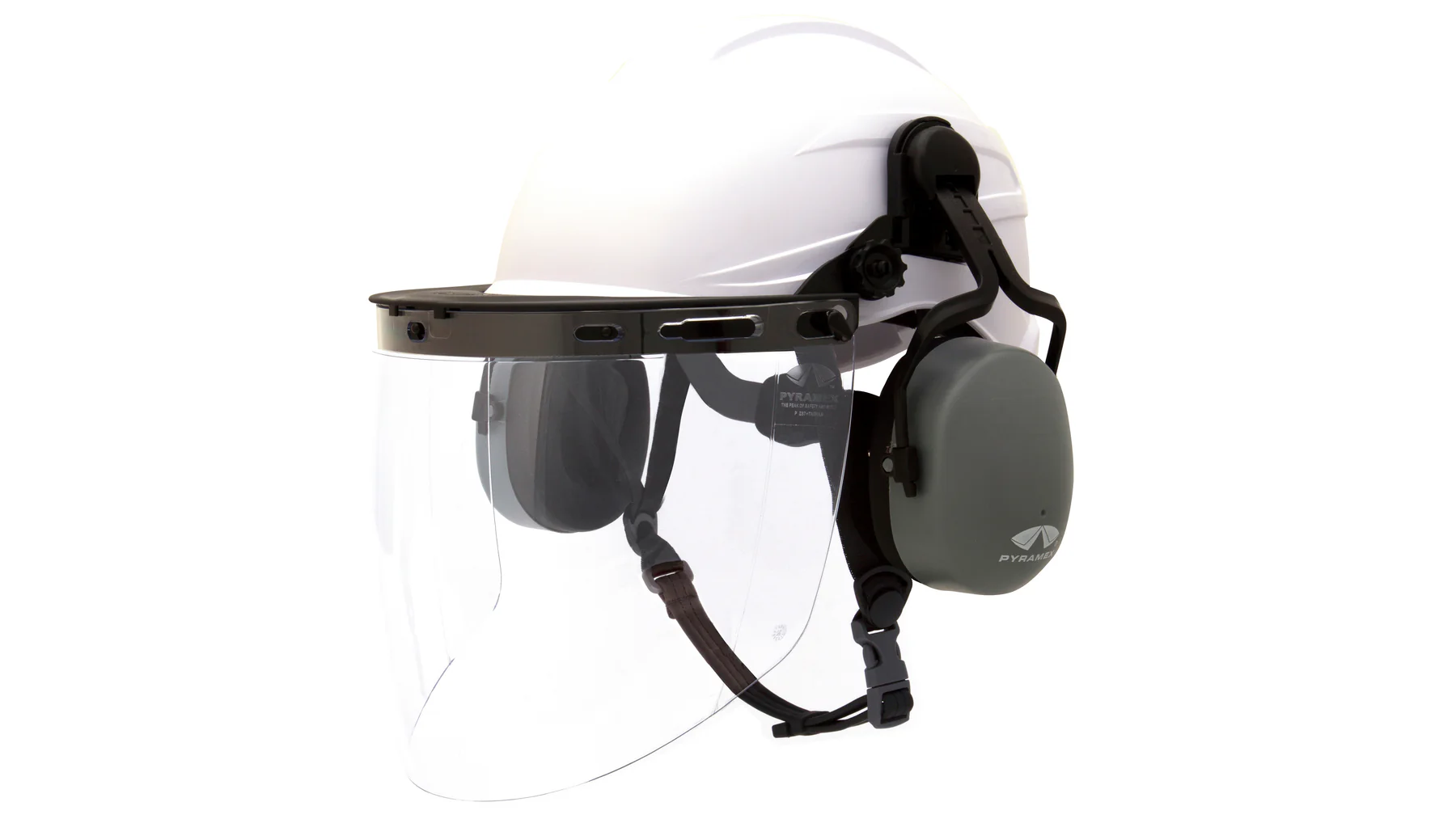 Ridgeline XR7 Hard Hat - White - Ridgeline XR7 6 Pt Ratchet Suspension (HP76110) - Image 6