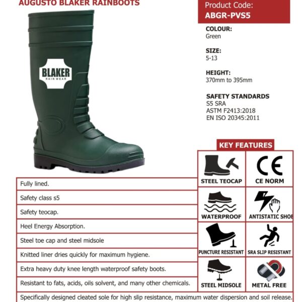 Augusto Blaker Rainboots - Image 3