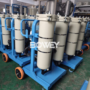 LYC-100B Bowey Three-Stage High Precision Impurity Removal Oil Filter Truck for Filtering Dirty Oil